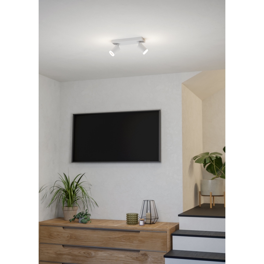 Eglo - LED RGBW stmievateľné bodové svietidlo 2xLED/3,7W/230V 2700-6500K biela