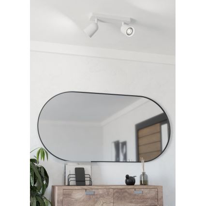 Eglo - Bodové svietidlo 2xGU10/10W/230V biela