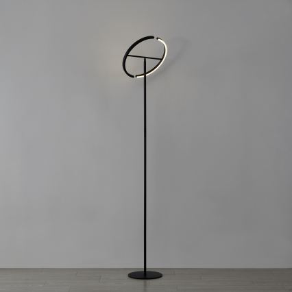 Eglo - LED stmievateľná stojacia lampa 2xLED/8,8W/230V čierna