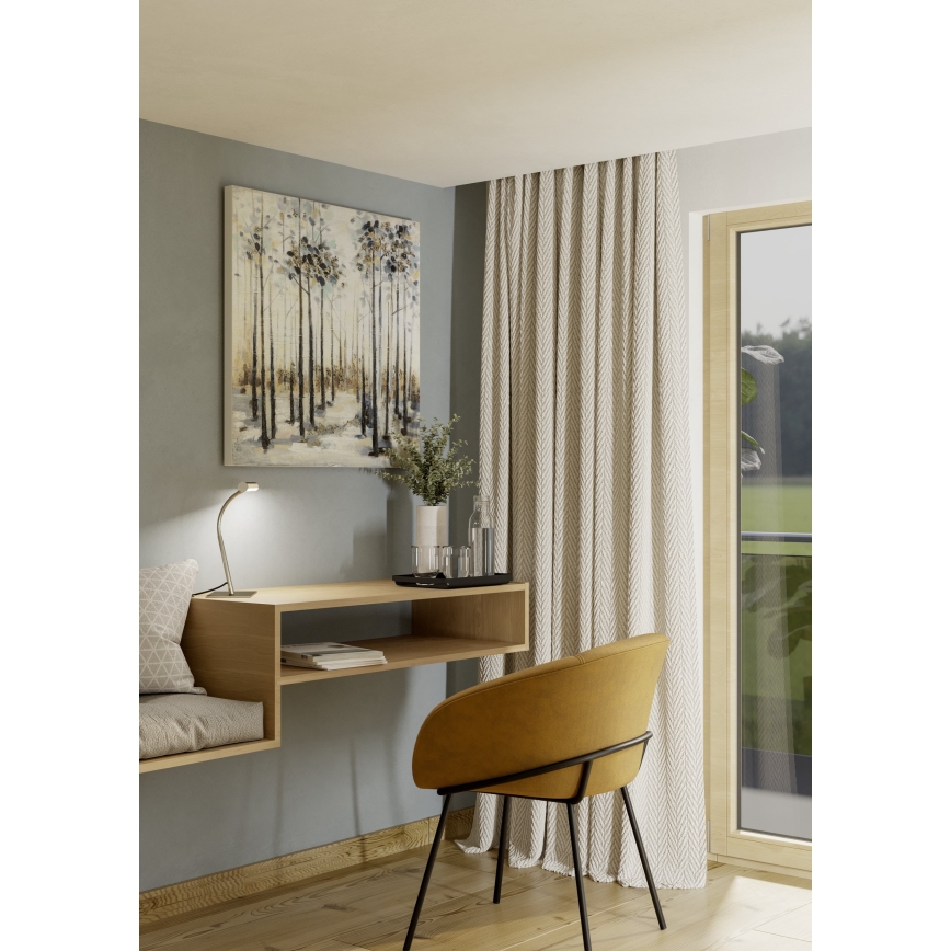 Eglo - LED stmievateľná dotyková stolná lampa LED/5W/230V 2700/4000/6500K matný chróm