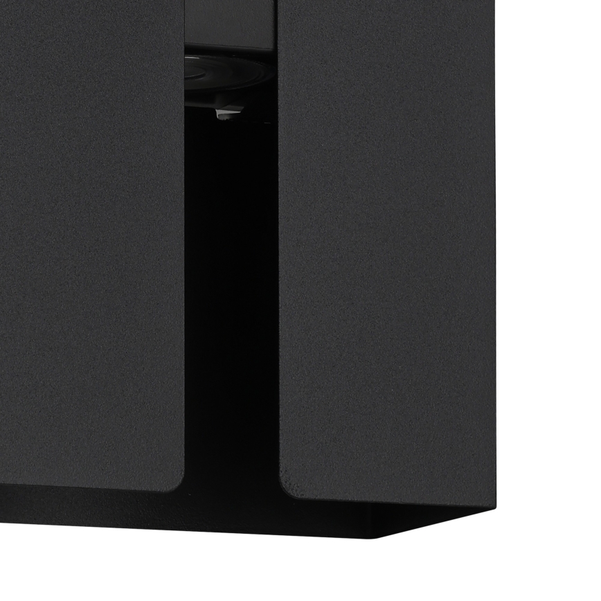 Eglo - LED vonkajšie nástenné svietidlo 2xLED/4W/230V 2700/4000/6000K. IP44 čierne