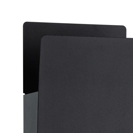 Eglo - LED Vonkajšie nástenné svietidlo 2xLED/4W/230V 2700/4000/6500K IP44 čierna