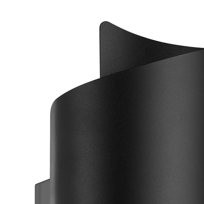 Eglo - LED vonkajšie nástenné svietidlo 2×LED/4W/230V 2700/4000/6000K IP44 čierne