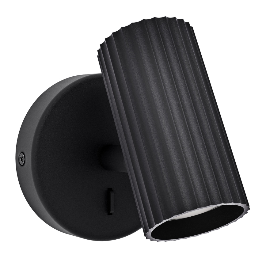 Eglo - Nástenné bodové svietidlo 1xGU10/5W/230V čierne