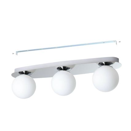 Eglo - LED kúpeľňové stropné svietidlo 3xG9/4,2W/230V IP44 lesklý chróm