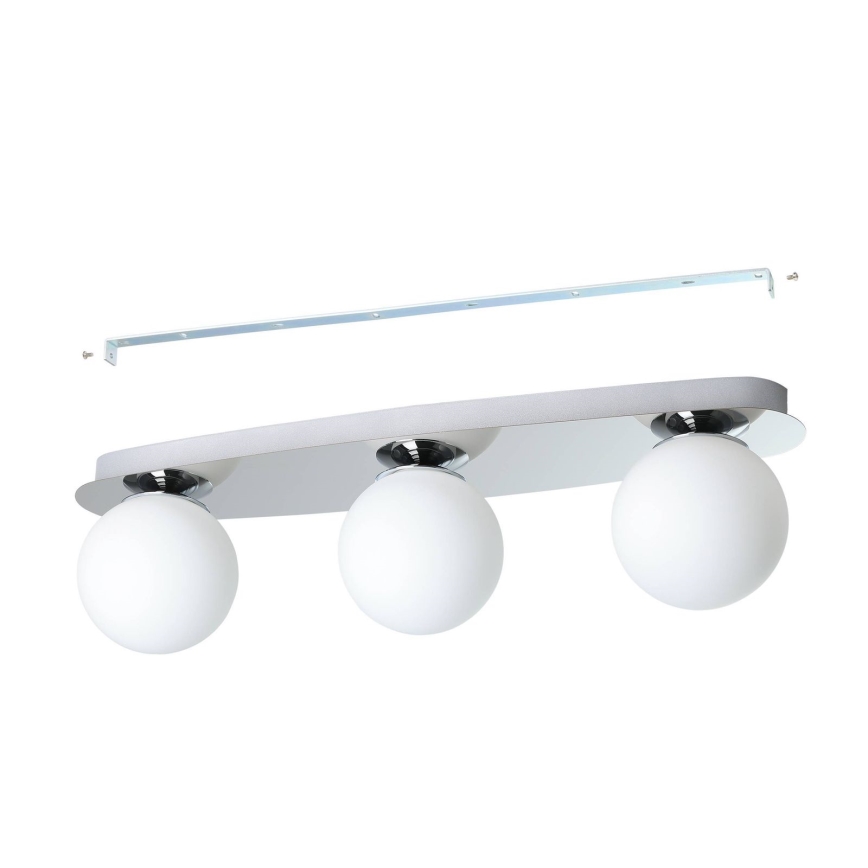 Eglo - LED kúpeľňové stropné svietidlo 3xG9/4,2W/230V IP44 lesklý chróm