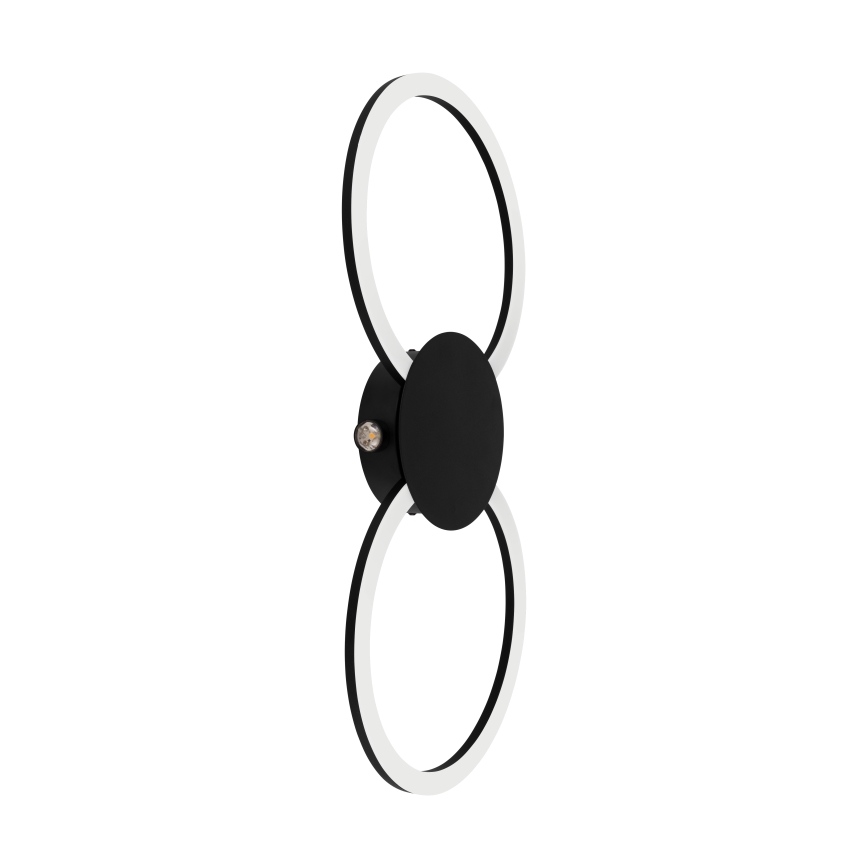Eglo - LED nástenné svietidlo LED/20W/230V + LED/0,91W čierne