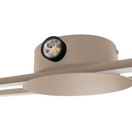 Eglo - LED nástenné svietidlo LED/20W/230V + LED/0,91W béžové