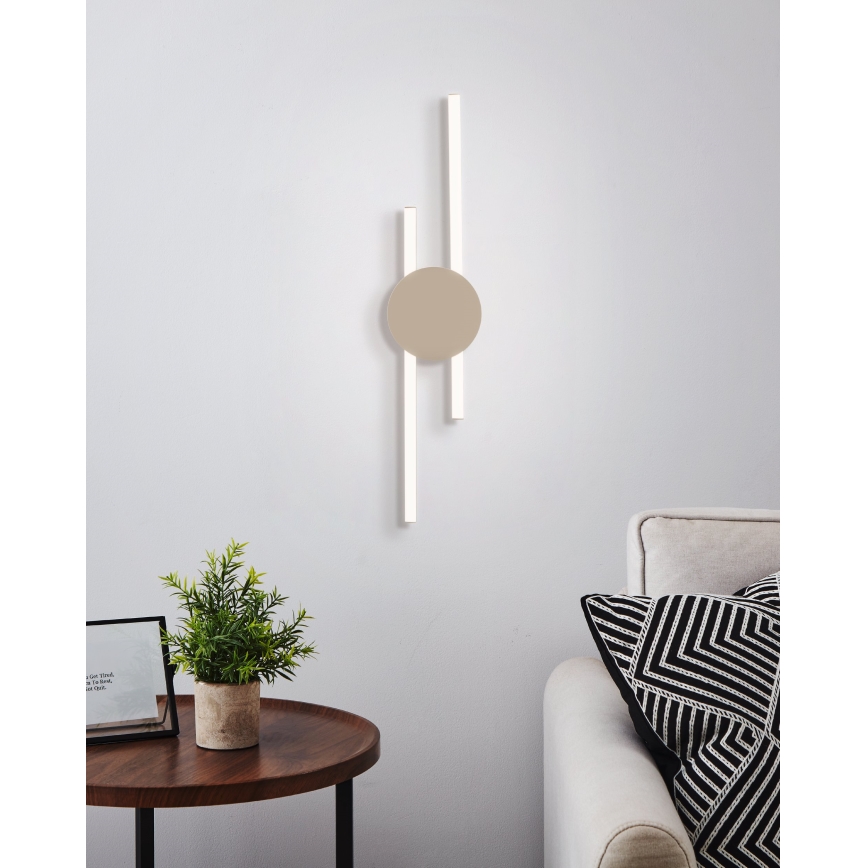 Eglo - LED nástenné svietidlo LED/20W/230V + LED/0,91W béžové