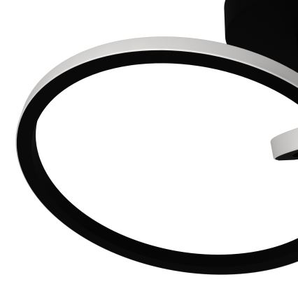 Eglo - LED stropné svietidlo LED/12W/230V 2700/4000/6500K čierna