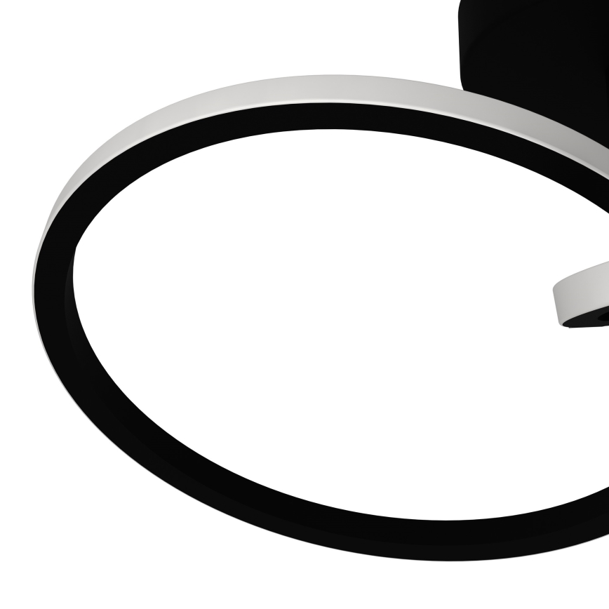 Eglo - LED stropné svietidlo LED/12W/230V 2700/4000/6500K čierna