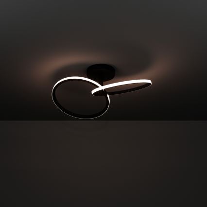 Eglo - LED stropné svietidlo LED/12W/230V 2700/4000/6500K čierna