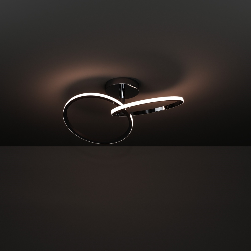 Eglo - LED stropné svietidlo LED/12W/230V 2700/4000/6500K lesklý chróm