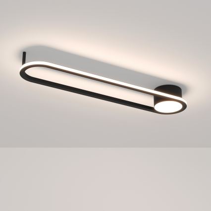 Eglo - LED stropné svietidlo LED/24W/230V 2700/4000/6500K čierne