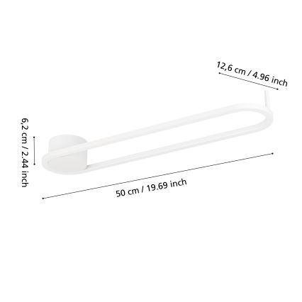 Eglo - LED stropné svietidlo LED/24W/230V 2700/4000/6500K biela