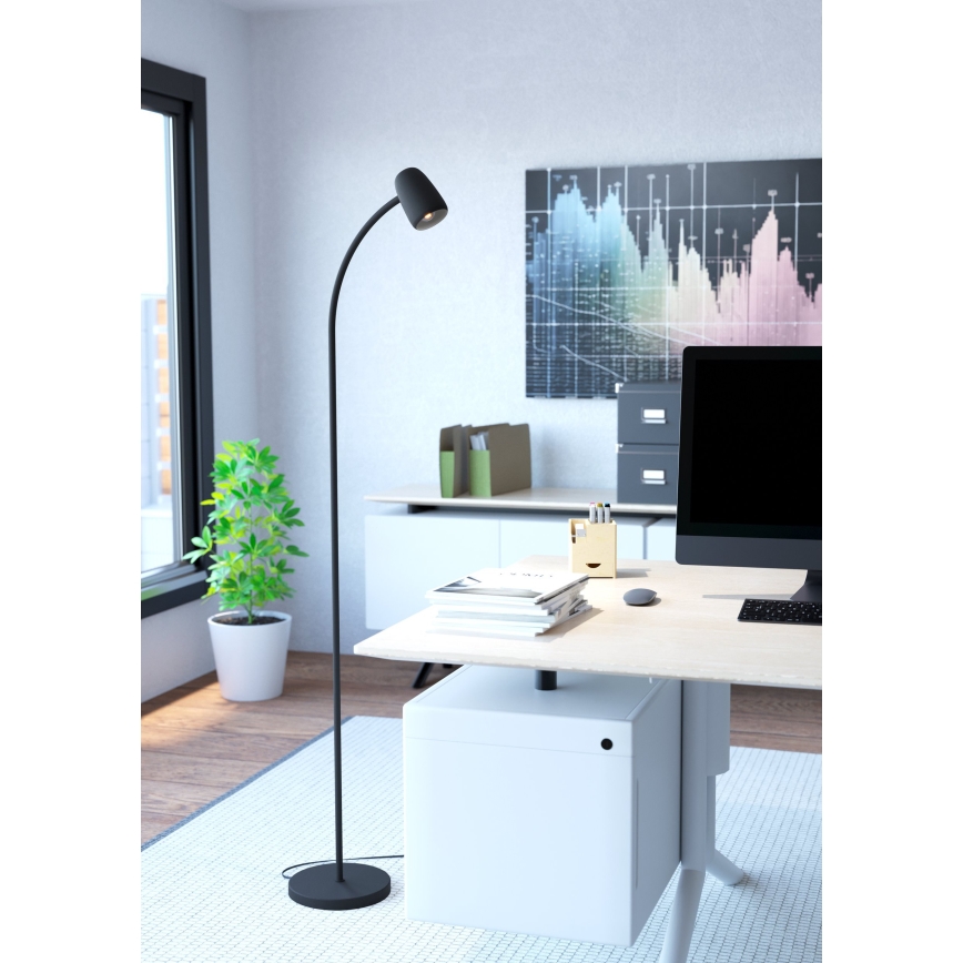 Eglo - Stojacia lampa 1xE14/18W/230V čierna