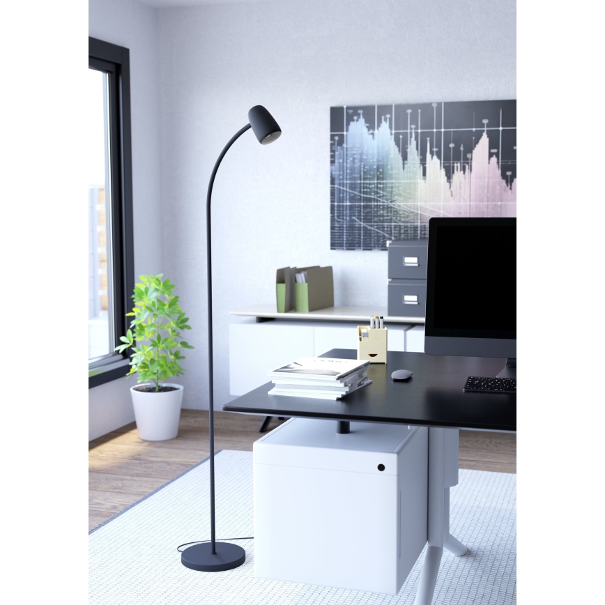 Eglo - Stojacia lampa 1xE14/18W/230V čierna