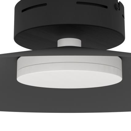 Eglo - RGBW LED stmievateľné stropné svietidlo LED/15,5W/230V 2700-6500K pr. 45 cm čierne