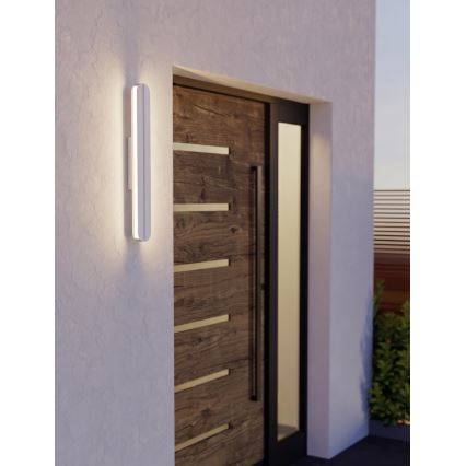 Eglo - LED Vonkajšie nástenné svietidlo LED/10,5W/230V IP44 2700/4000/6500K biela