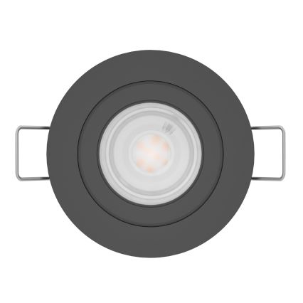 Eglo - LED zapustené bodové svietidlo 1xGU10/4,5W/230V čierna