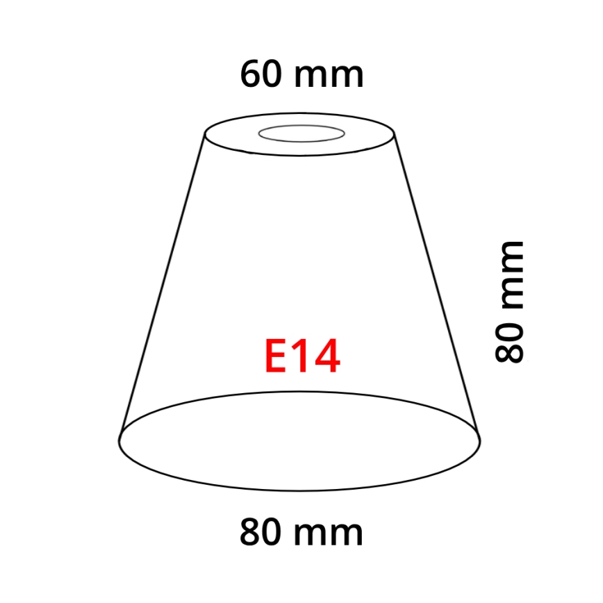 Eglo 902262 - Tienidlo MY CHOICE E14 pr. 8 cm