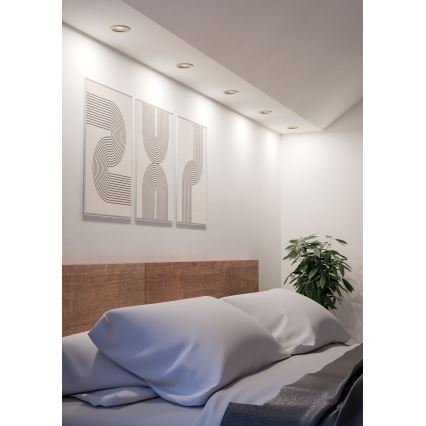 Eglo - LED zapustené bodové svietidlo LED/4,8W/230V 2700/4000/6500K matný chróm