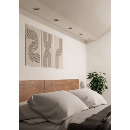 Eglo - LED zapustené bodové svietidlo LED/4,8W/230V 2700/4000/6500K matný chróm