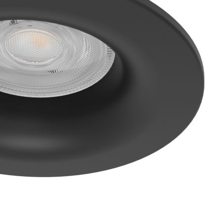 Eglo - LED Kúpeľňové podhľadové svietidlo LED/4,9W/230V 2700/4000/6500K priem. 8,8 cm IP65 čierna