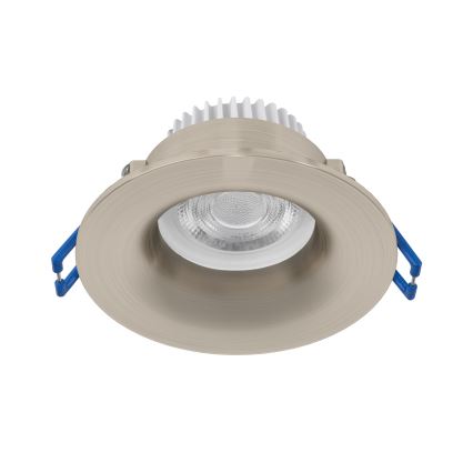 Eglo - LED Kúpeľňové zápustné svietidlo LED/4,9W/230V 2700/4000/6500K priemer 8,8 cm IP65 matný chróm
