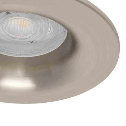 Eglo - LED Kúpeľňové zápustné svietidlo LED/4,9W/230V 2700/4000/6500K priemer 8,8 cm IP65 matný chróm