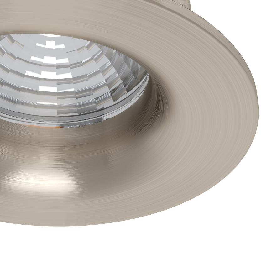 Eglo - SADA 3x stmievateľných podhľadových LED svietidiel LED/4,8W/230V priemer 8,8 cm matný chróm