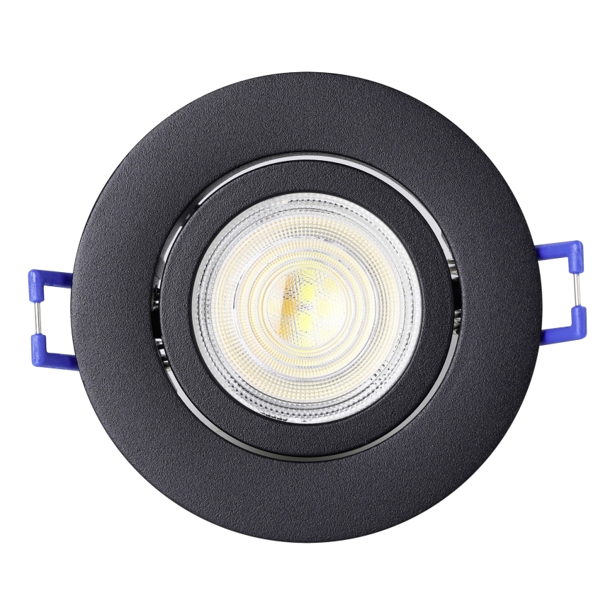 Eglo - SADA 3x LED RGBW Stmievateľné zapustené stropné svietidlo LED/4,7W/230V 2700-6500K čierna