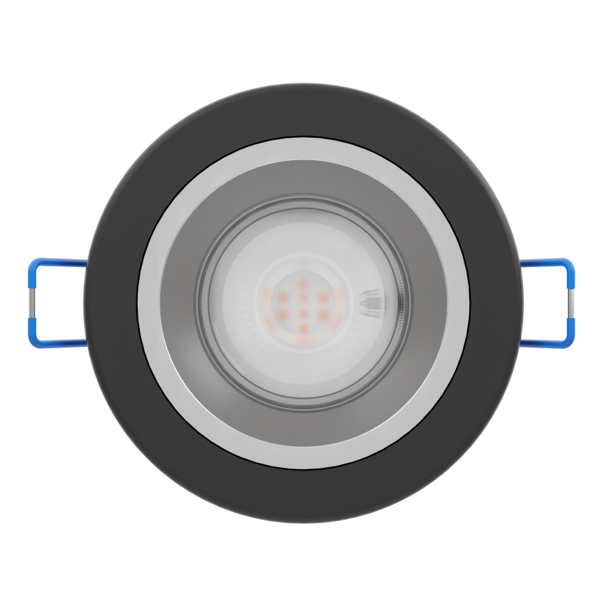 Eglo - LED Stmievateľné kúpeľňové podhľadové svietidlo LED/4,8W/230V 2700/4000/6500K IP44 čierne