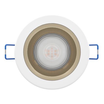 Eglo - LED stmievateľné podhľadové kúpeľňové svietidlo LED/4,8W/230V 2700/4000/6500K IP44 biela/zlatá