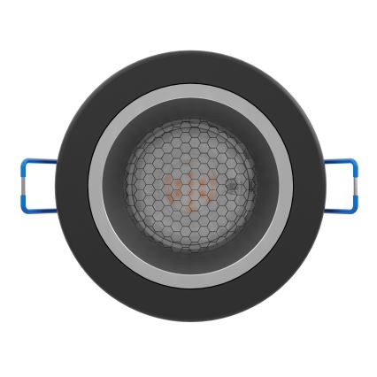 Eglo - LED RGBW Stmievateľné kúpeľňové podhľadové svietidlo LED/4,8W/230V 2700-6500K IP44 čierna