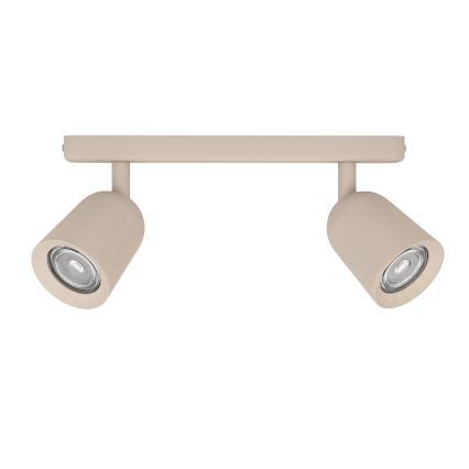 Eglo - Bodové svietidlo 2xGU10/10W/230V béžové