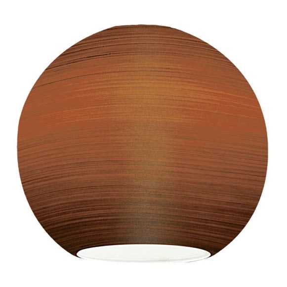 EGLO 90251 - Náhradné sklo k lustru, stropnému svietidlu a bodovému svietidlu MY CHOICE E14 pr. 9 cm hnedé stierané