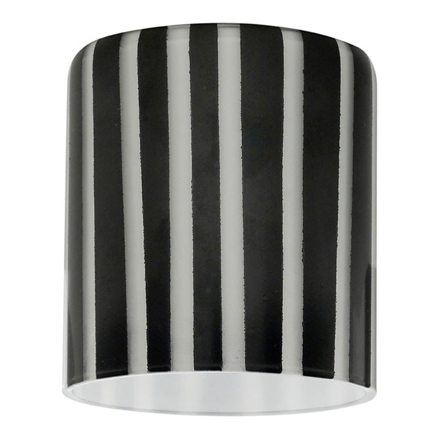 Eglo 90858 - Tienidlo k lustru, stolnej lampe, stropnému svietidlu a bodovému svietidlu MY CHOICE E14 pr. 7 cm čierno-biela