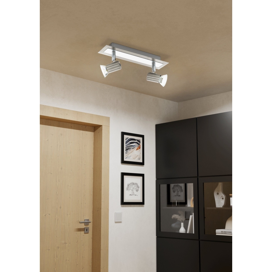 Eglo - Nástenné stropné svietidlo 2xGU10/LED/3W