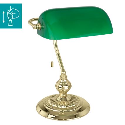 Eglo 90967 - BANKER Stolná lampa E27/60W/230V