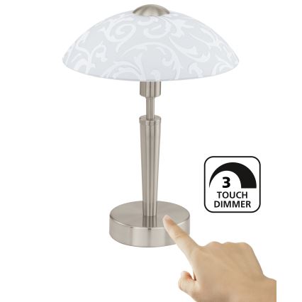 Eglo - Stmievateľná stolná lampa 1xE14/60W/230V