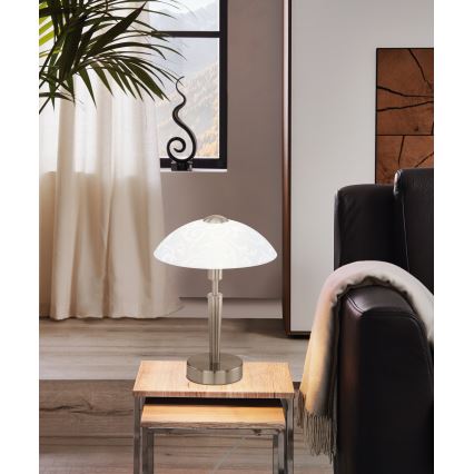 Eglo - Stmievateľná stolná lampa 1xE14/60W/230V