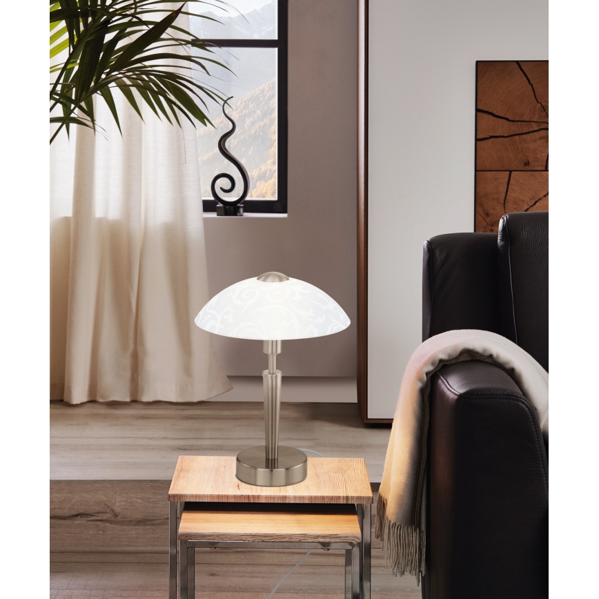 Eglo - Stmievateľná stolná lampa 1xE14/60W/230V