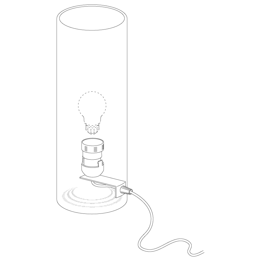 Eglo - Stolná lampa E27/60W/230V