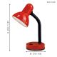 EGLO 9230 - Stolná lampa BASIC 1xE27/40W červená