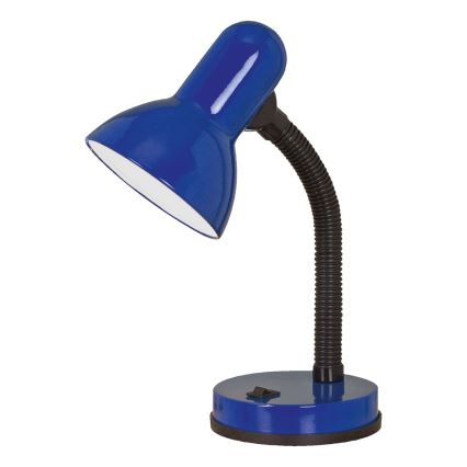 EGLO 9232 - Stolná lampa BASIC 1xE27/40W modrá