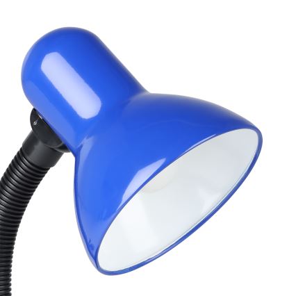 EGLO 9232 - Stolná lampa BASIC 1xE27/40W modrá