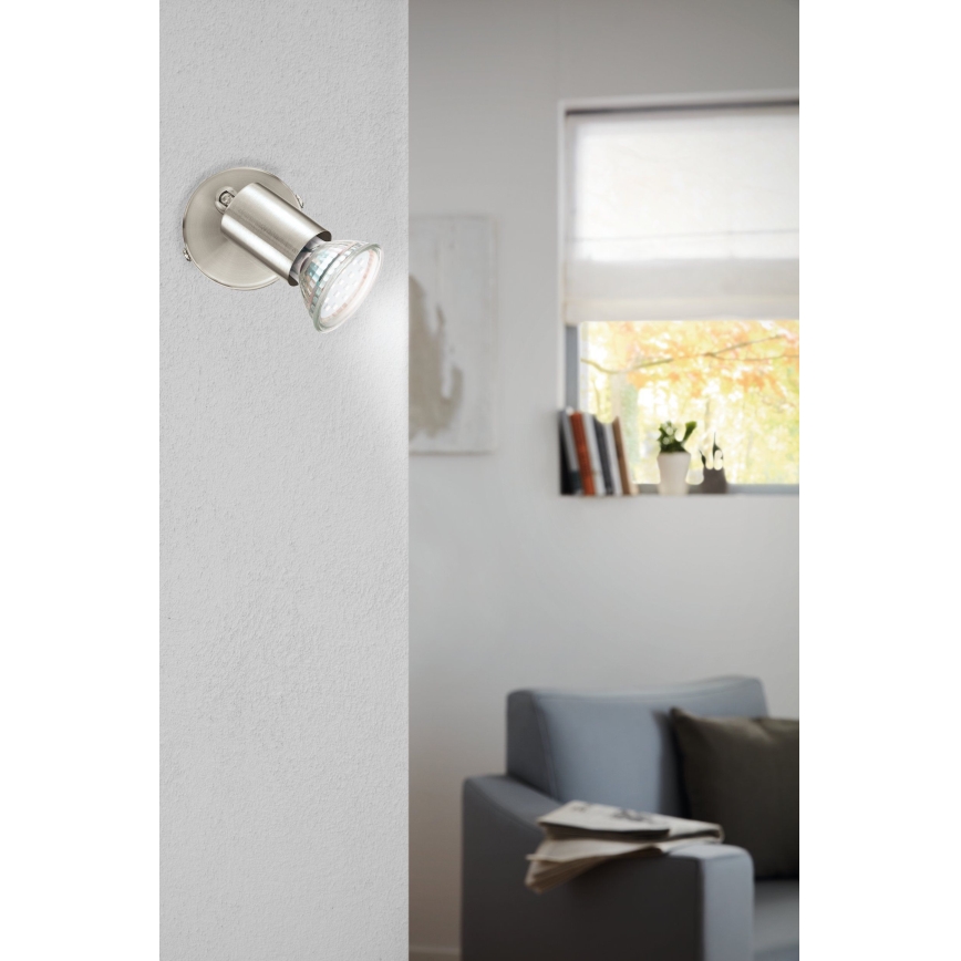 Eglo - LED Nástenné bodové svietidlo LED 1xGU10/2,8W/230V