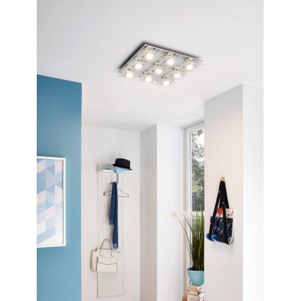 Eglo 92877 - LED stropné svietidlo CABO 9xGU10/3W/230V