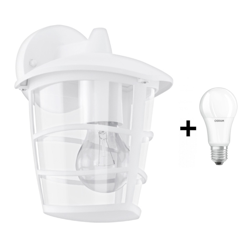 Eglo - LED Vonkajšie nástenné svietidlo 1xE27/8,5W/230V IP44